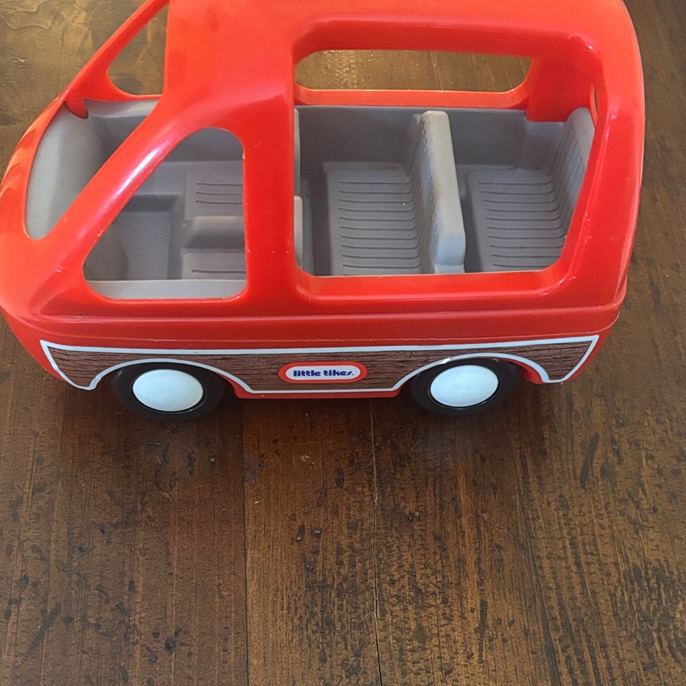 Red Toy Van for Kids Vintage - Picture 3 of 7